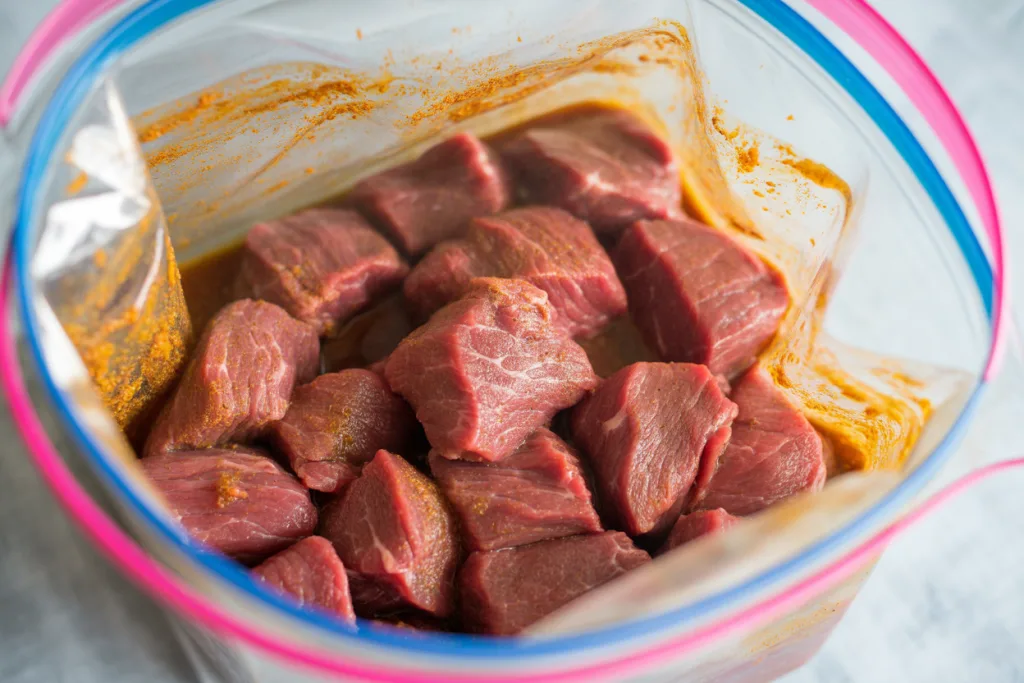 Marinate the Beef