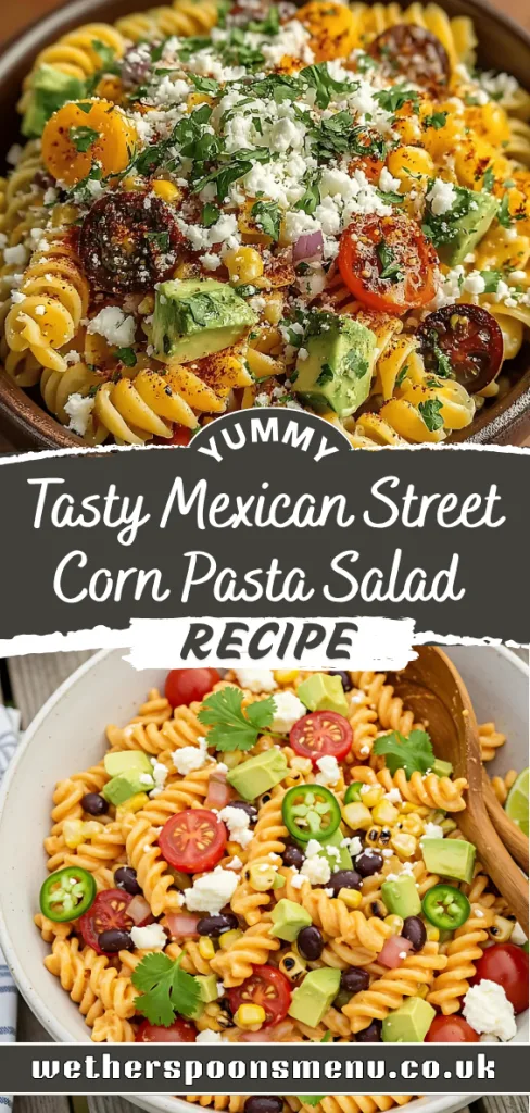 Mexican Street Corn Pasta Salad Recipe