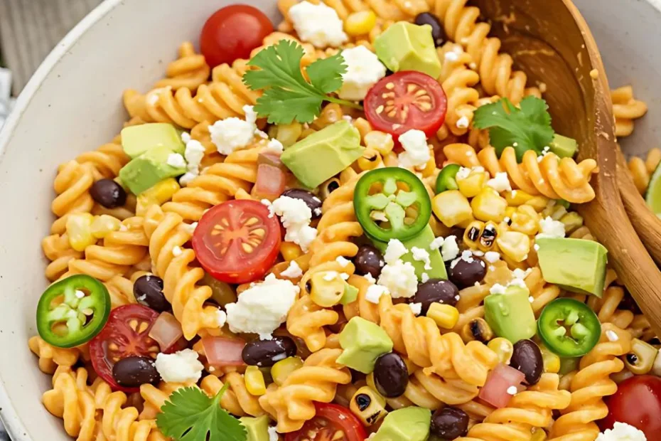 Mexican Street Corn Pasta Salad Recipe