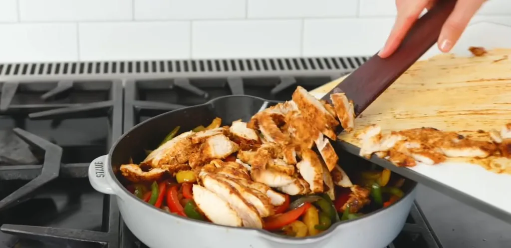 Mix in Chicken and Seasonings