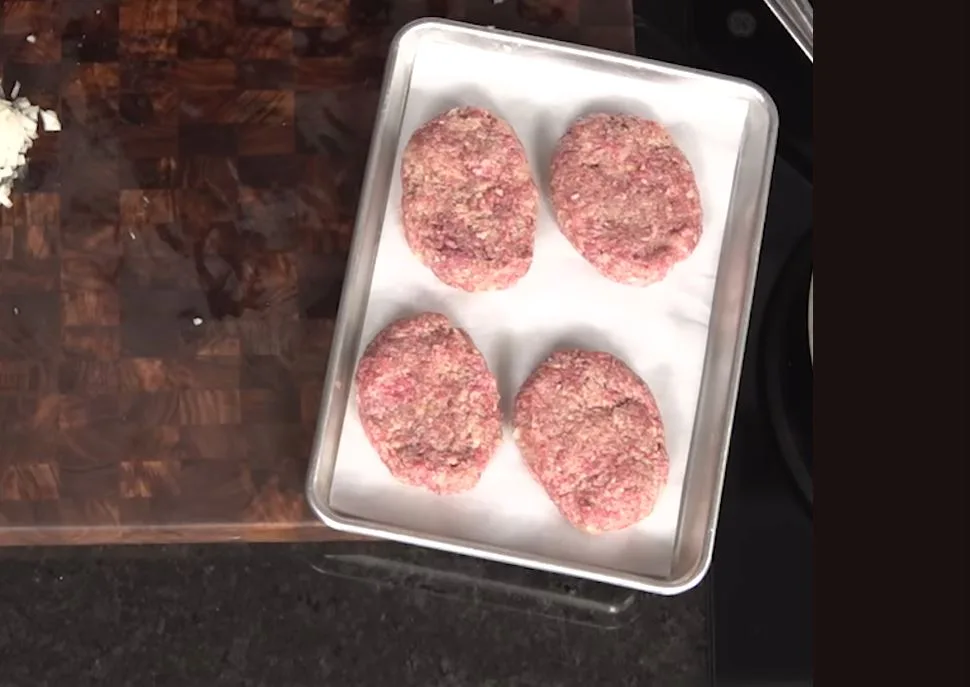Searing the Patties