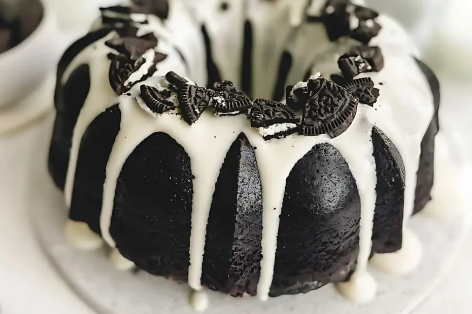 Moist Oreo Pound Cake recipe