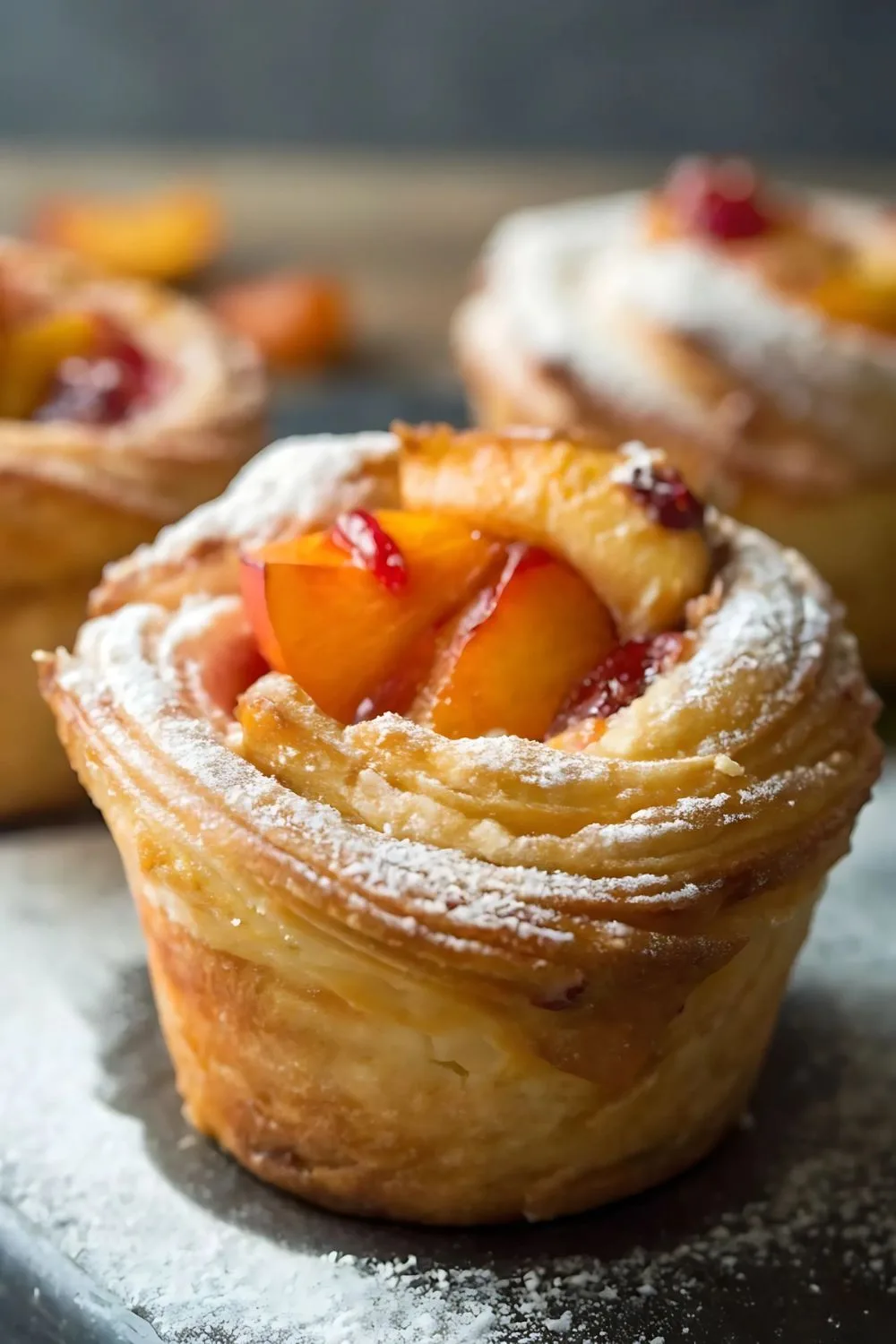 Peach Pie Cruffins Recipe