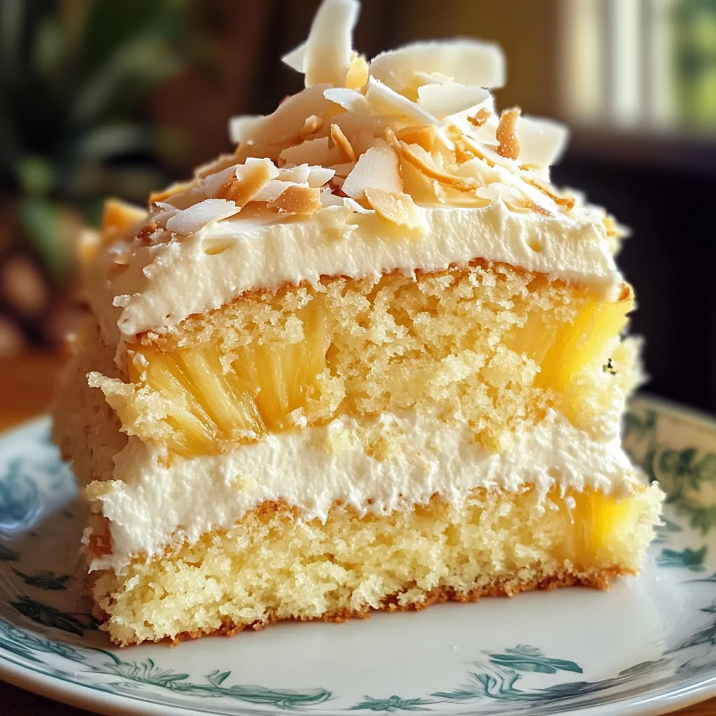 Pineapple and Coconut Dream Cake Recipe
