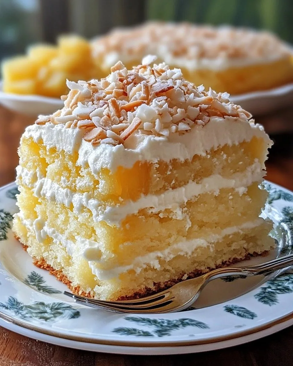 Pineapple and Coconut Dream Cake Recipe