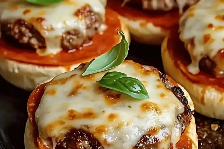 Pizza Burgers Recipe