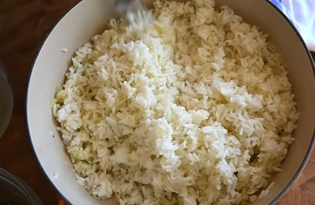 Prepare the Cilantro Lime Rice
