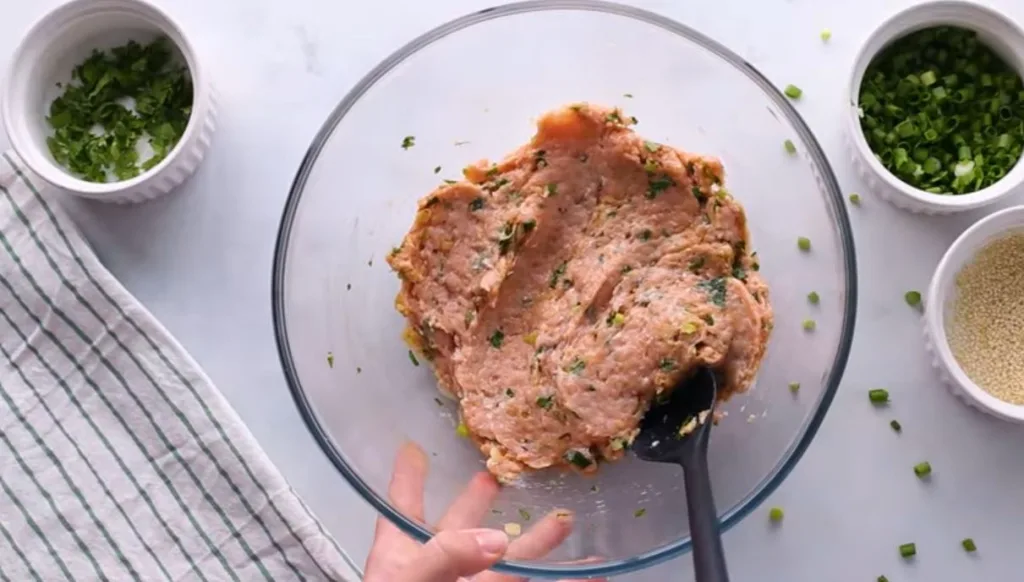 Prepare the Dumpling Mixture