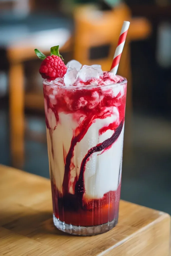 Raspberry Dream Dirty Soda