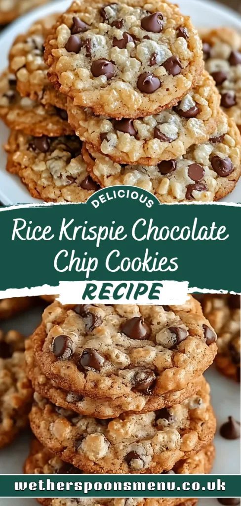 Rice Krispie Chocolate Chip Cookies recipe