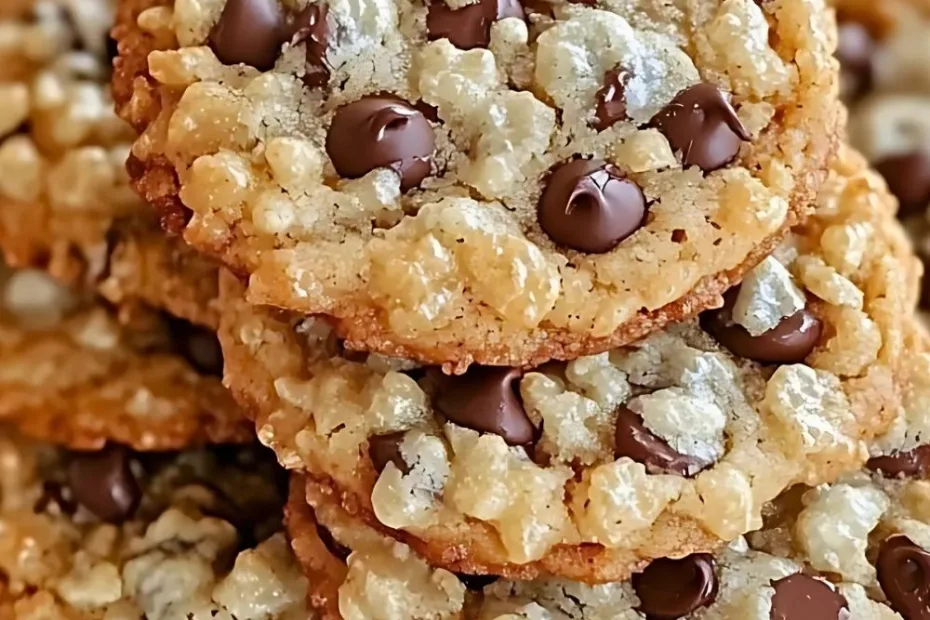 Rice Krispie Chocolate Chip Cookies recipe