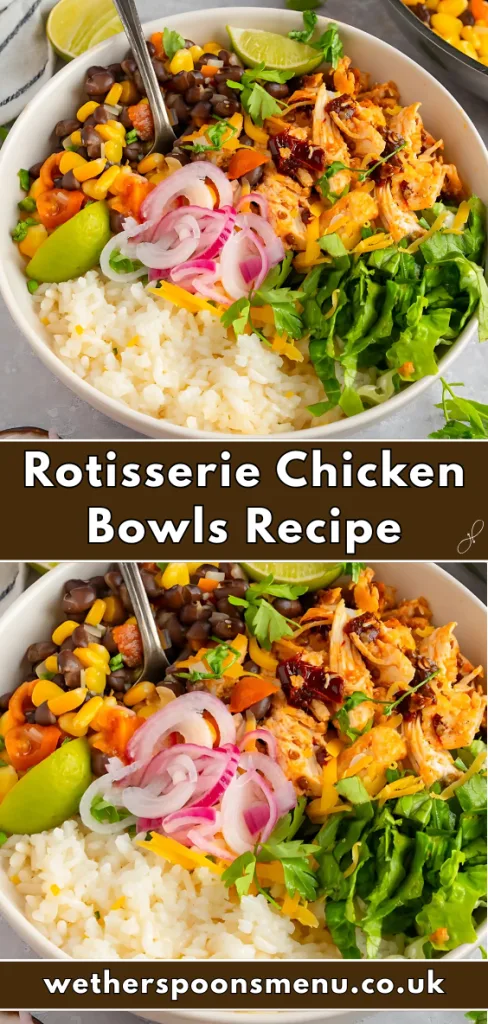 Rotisserie Chicken Bowls Recipe