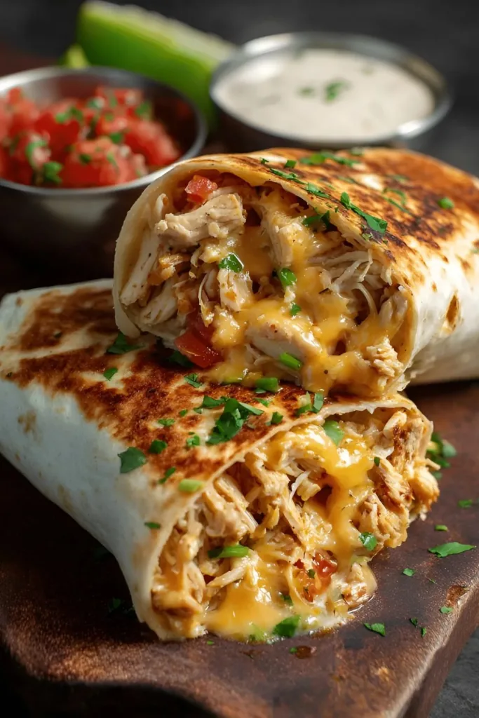 Rotisserie Chicken Burritos Recipe