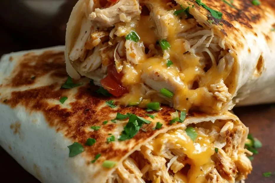 Rotisserie Chicken Burritos Recipe