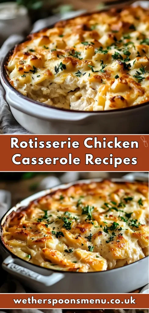 Rotisserie Chicken Casserole Recipes