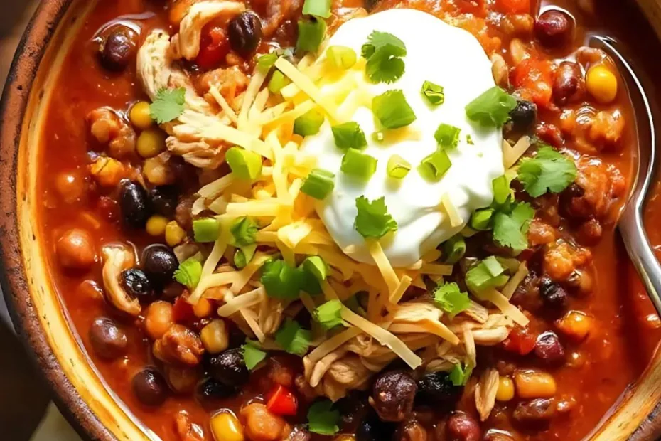 Rotisserie Chicken Chili Recipe