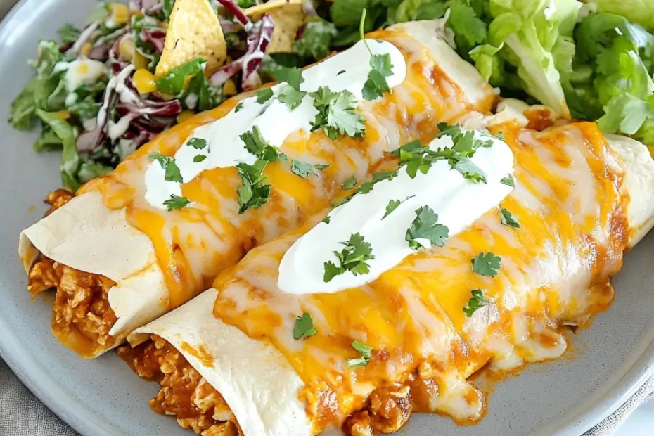 Rotisserie Chicken Enchiladas Recipe