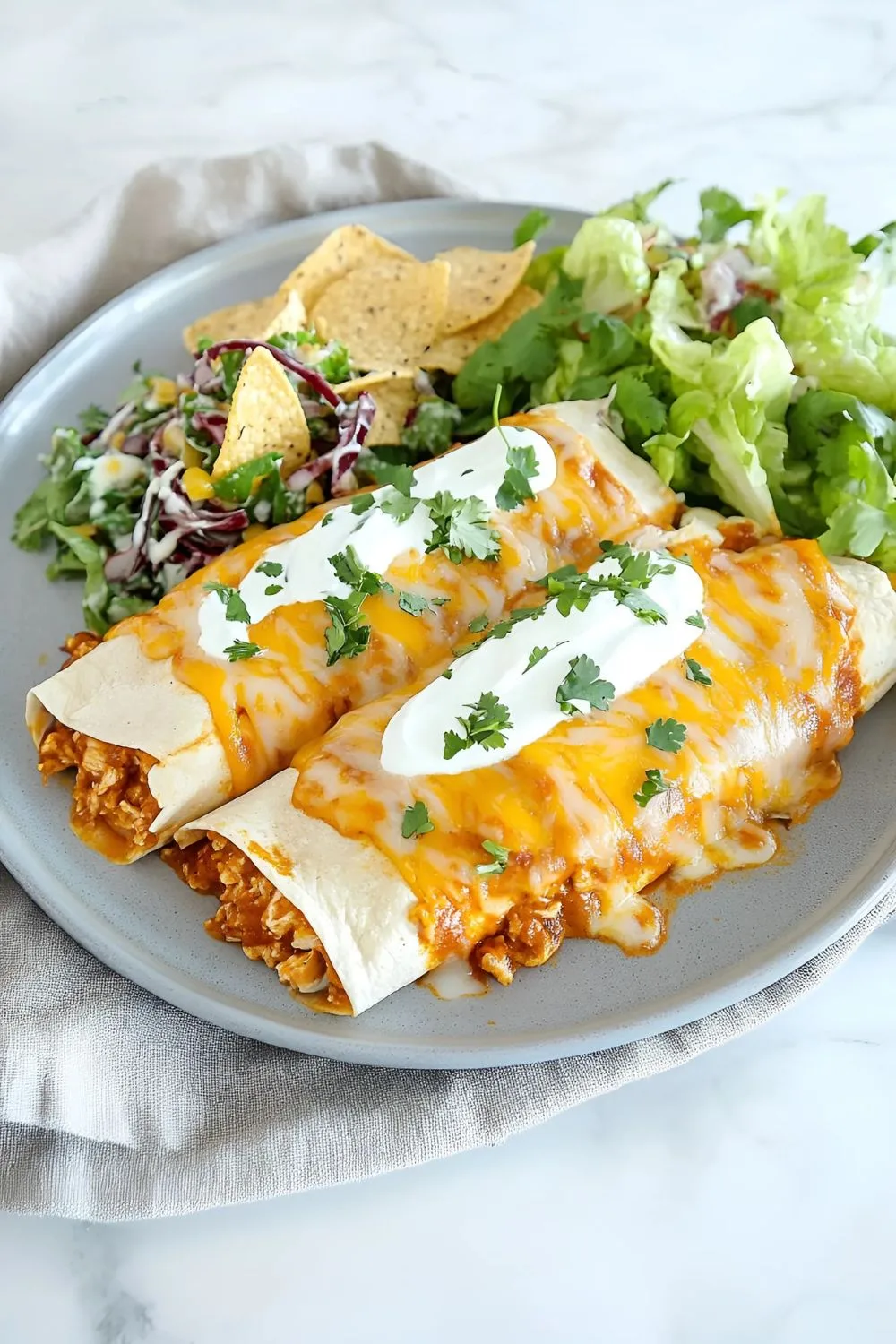 Rotisserie Chicken Enchiladas Recipe