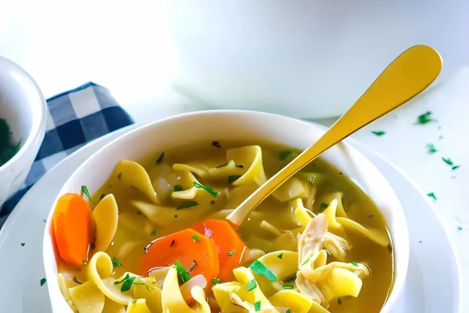 Rotisserie Chicken Noodle Soup Recipe