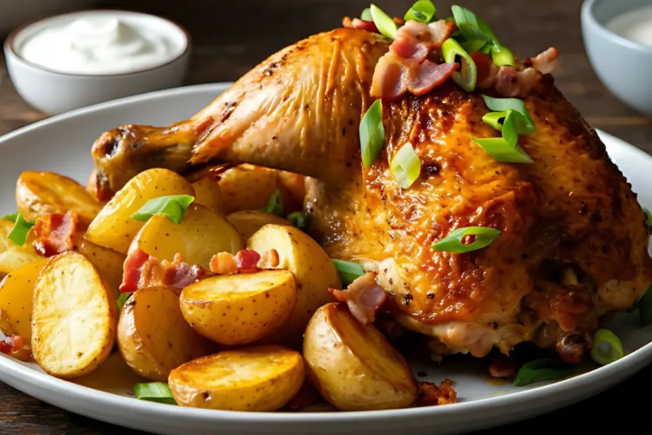 Rotisserie Chicken and Potatoes Recipe