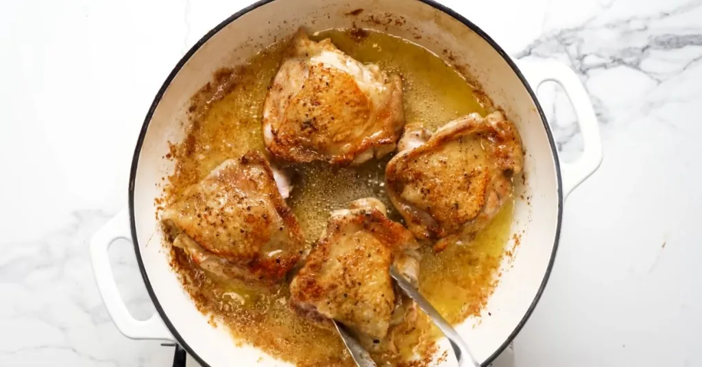 Season and Sear the Chicken