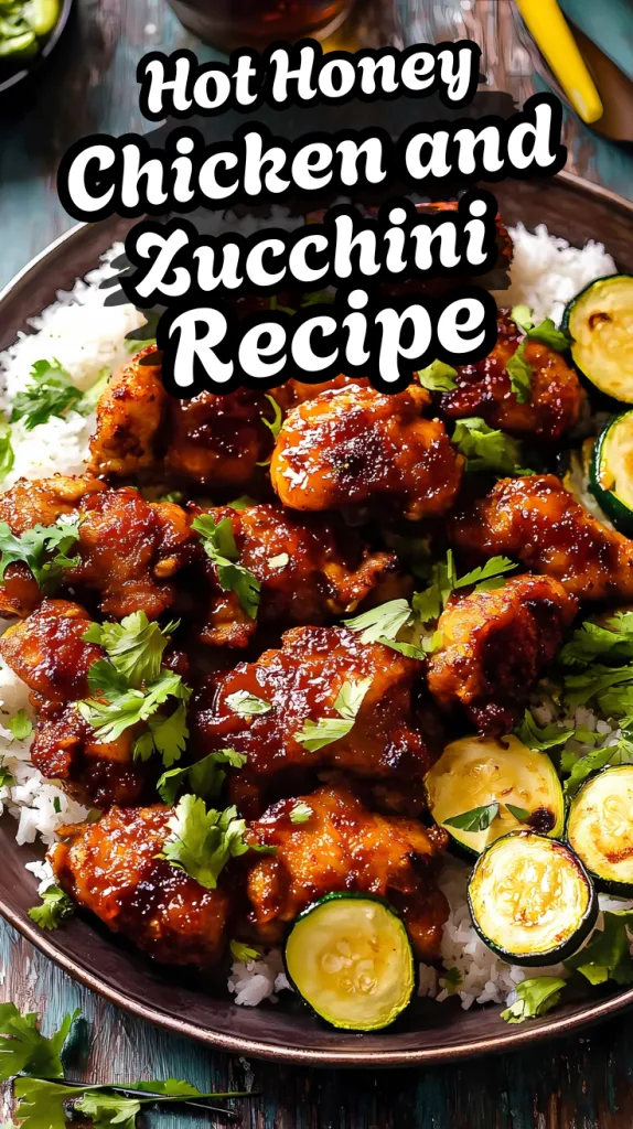 Sheet Pan Hot Honey Garlic Chicken and Zucchini Recipe