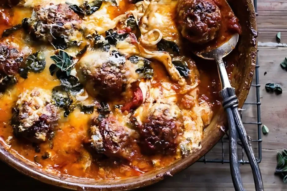 Simple Baked Italian Oregano Meatballs Recipe
