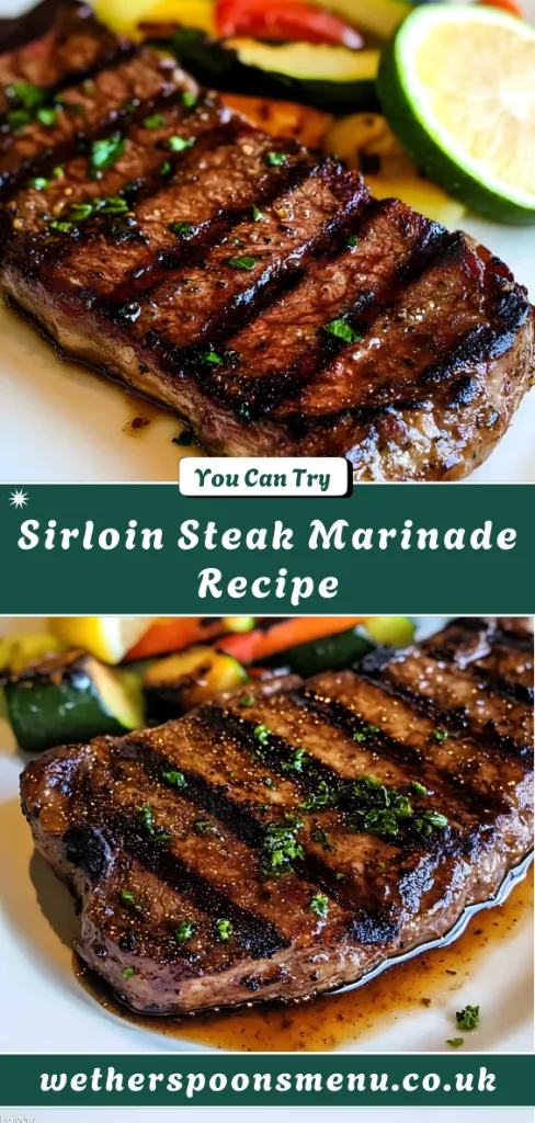 Sirloin Steak Marinade Recipe