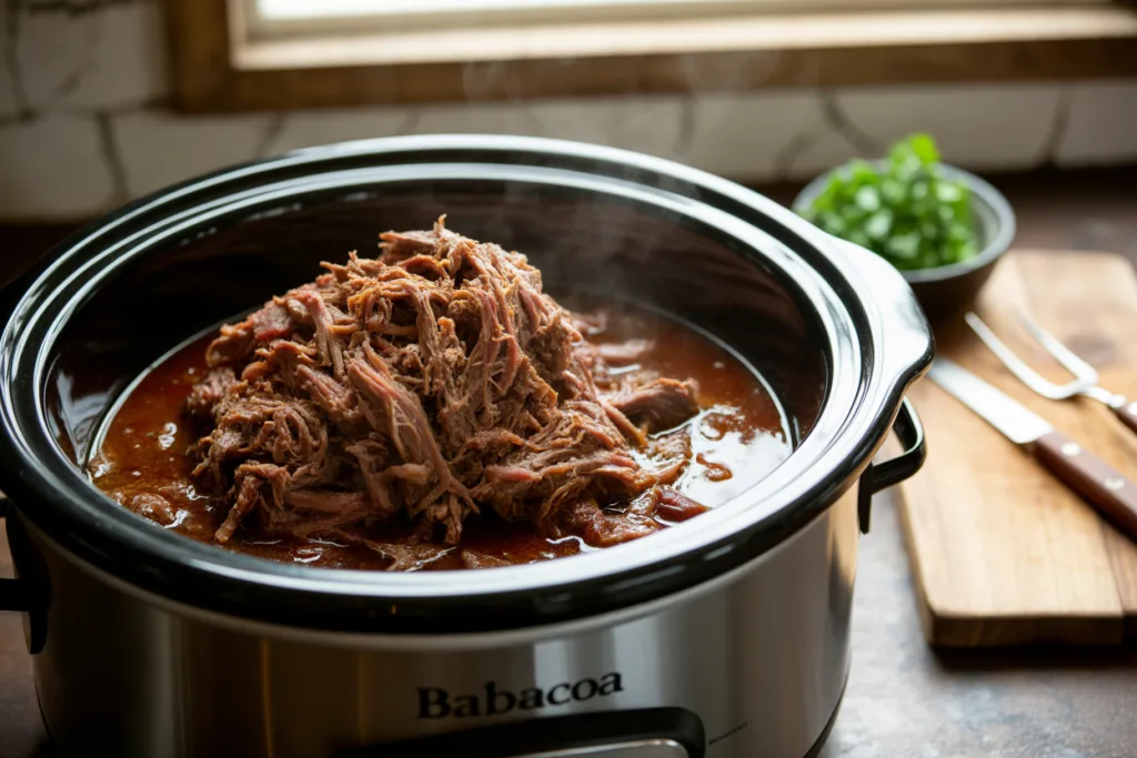Slow Cook the Beef