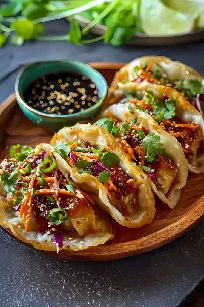 Smash Dumpling Tacos Recipe