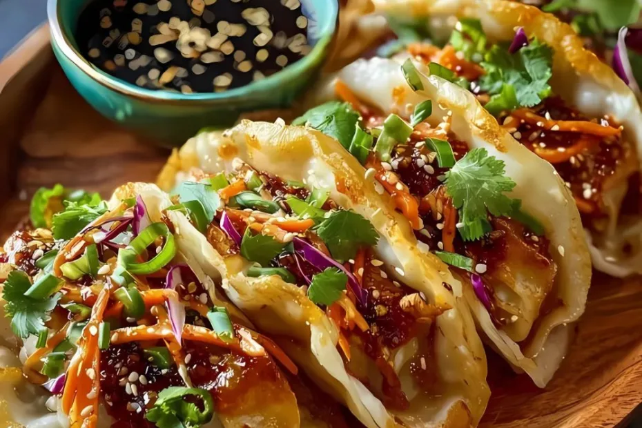 Smash Dumpling Tacos Recipe