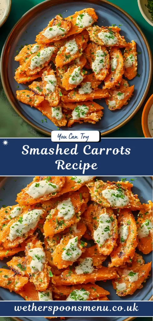 smashed carrots recipe