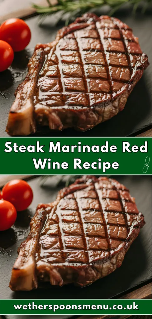 Steak Marinade Red Wine Recipe