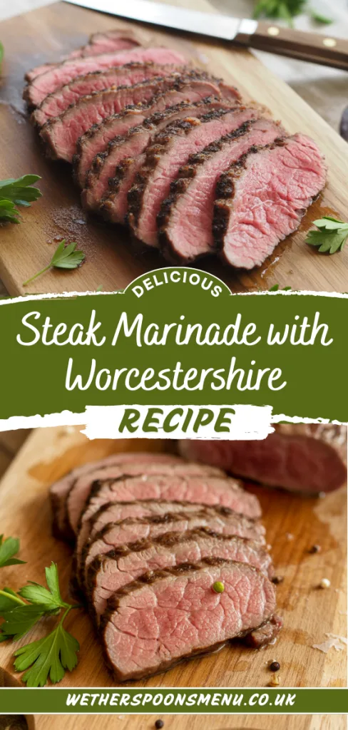 Steak Marinade with Worcestershire Recipe