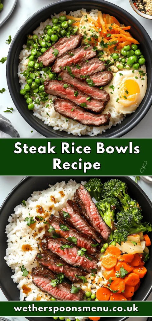 Steak Rice Bowls Recipe