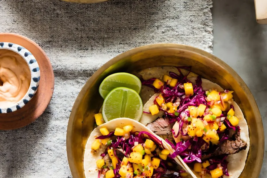 Steak Tacos with Cabbage Slaw Recipe