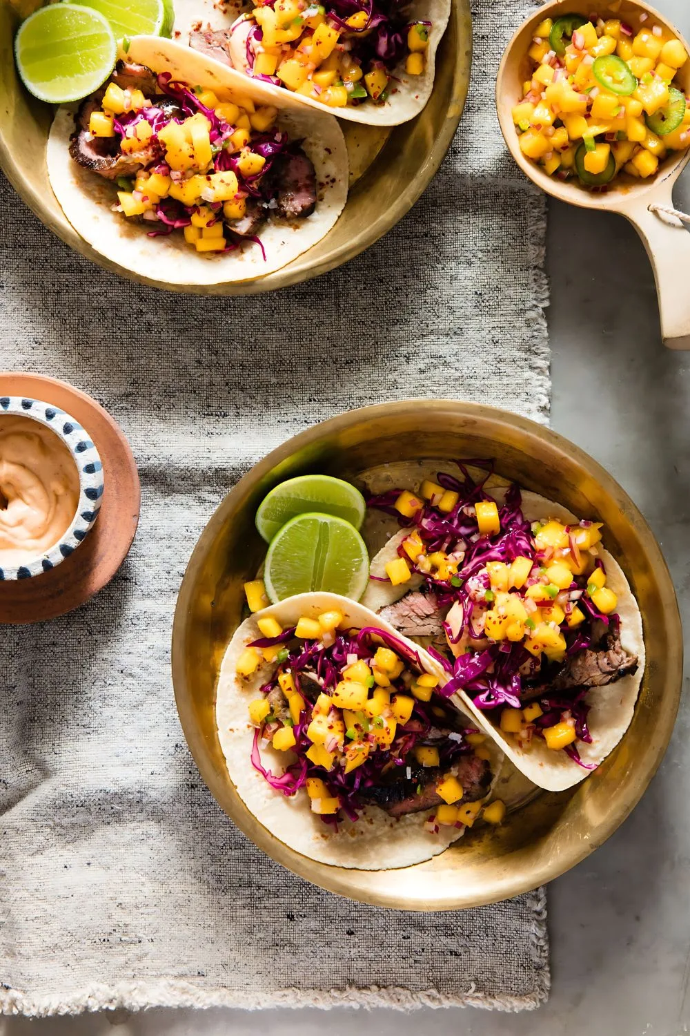 Steak Tacos with Cabbage Slaw Recipe