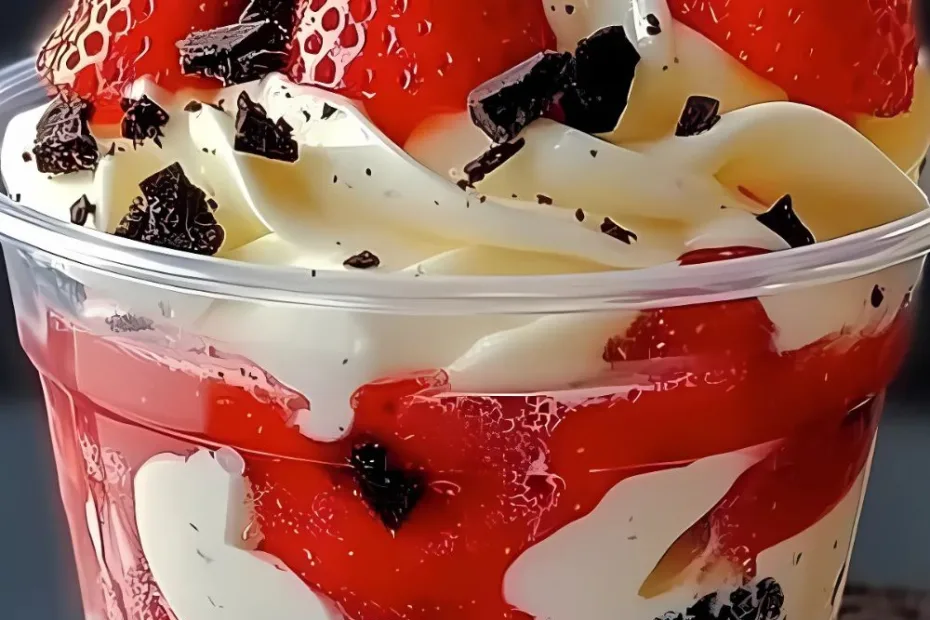 Strawberry Oreo Cheesecake Cup