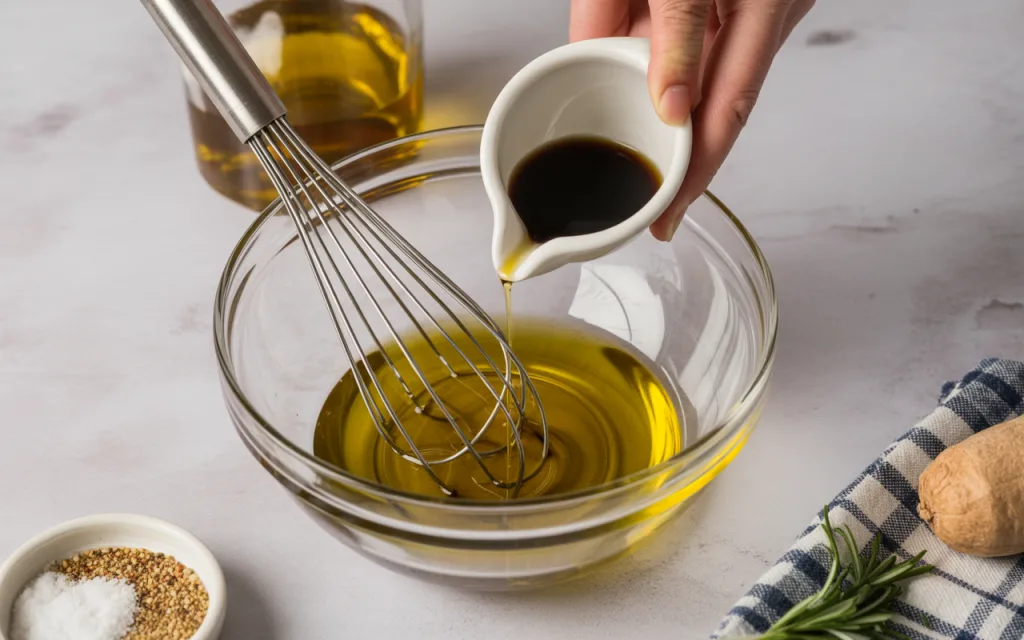 Whisk the Marinade Ingredients