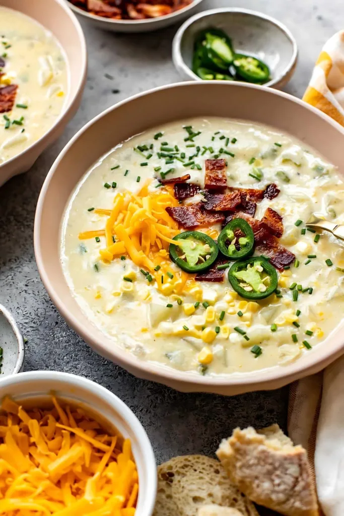 creamy jalapeno corn chowder recipe