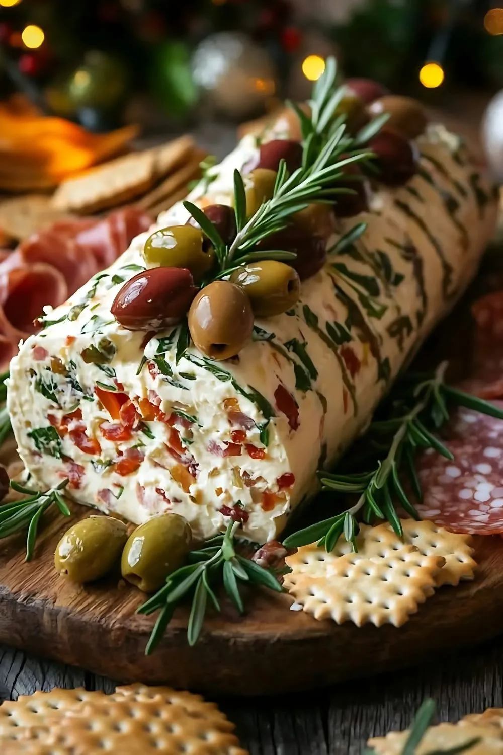 Antipasto Cream Cheese Log Recipe