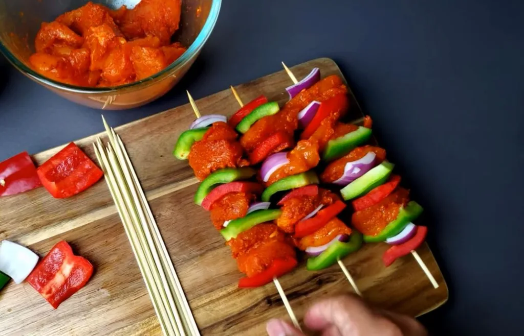 Assemble the Skewers