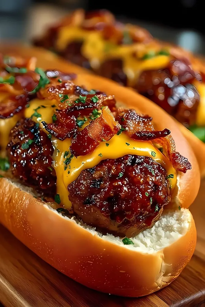 Bacon Cheeseburger Meatball Recipe