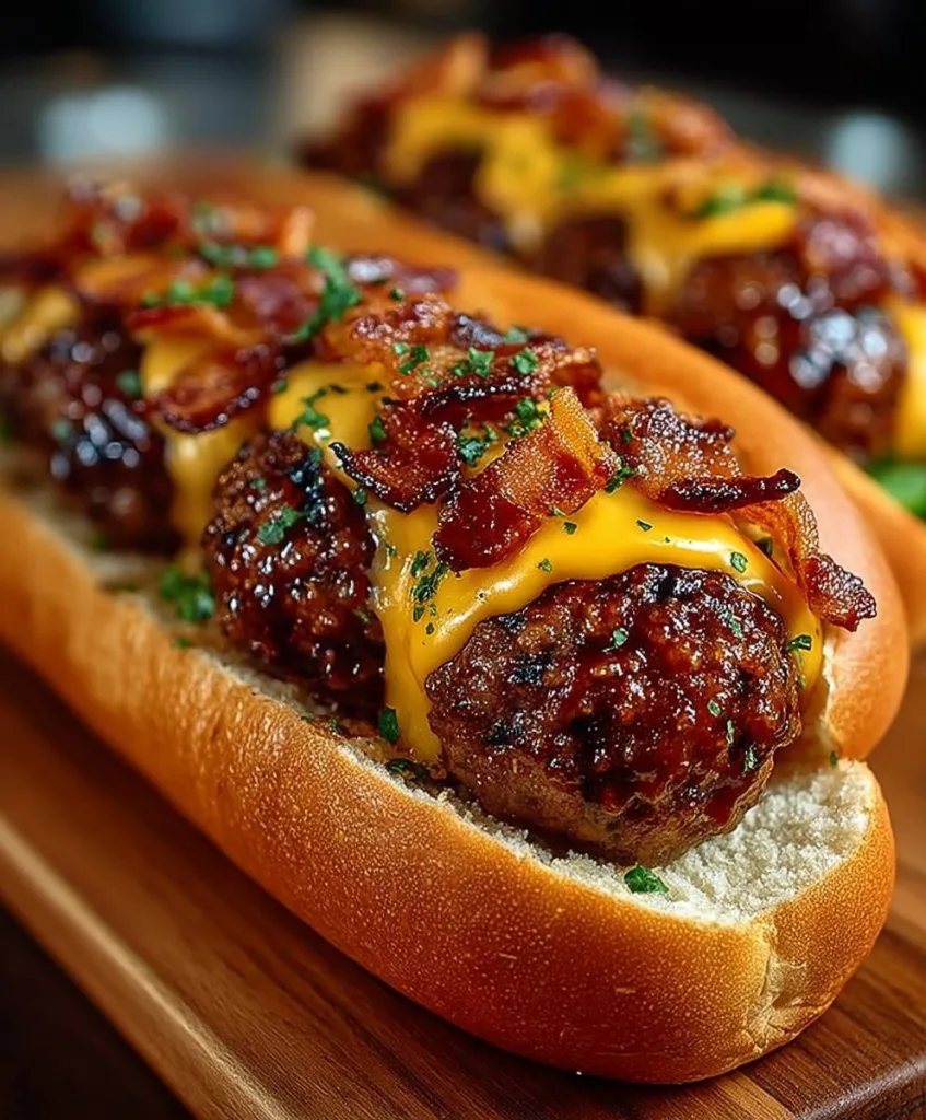 Bacon Cheeseburger Meatball Recipe