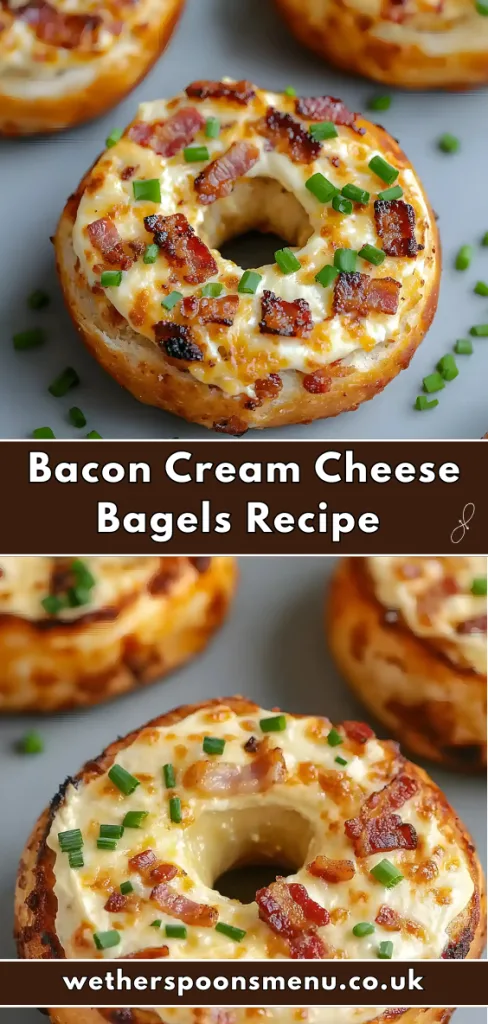 Bacon Cream Cheese Bagels Recipe