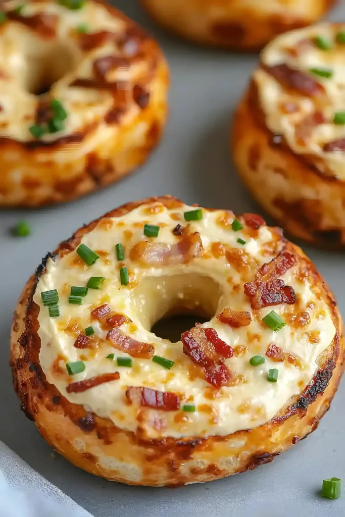 Bacon Cream Cheese Bagels Recipe