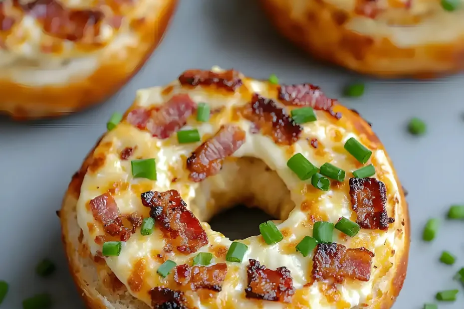 Bacon Cream Cheese Bagels Recipe