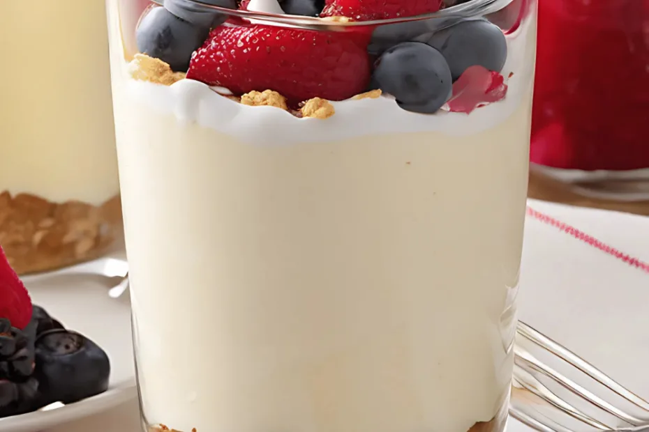 Berry Cheesecake Parfaits recipe