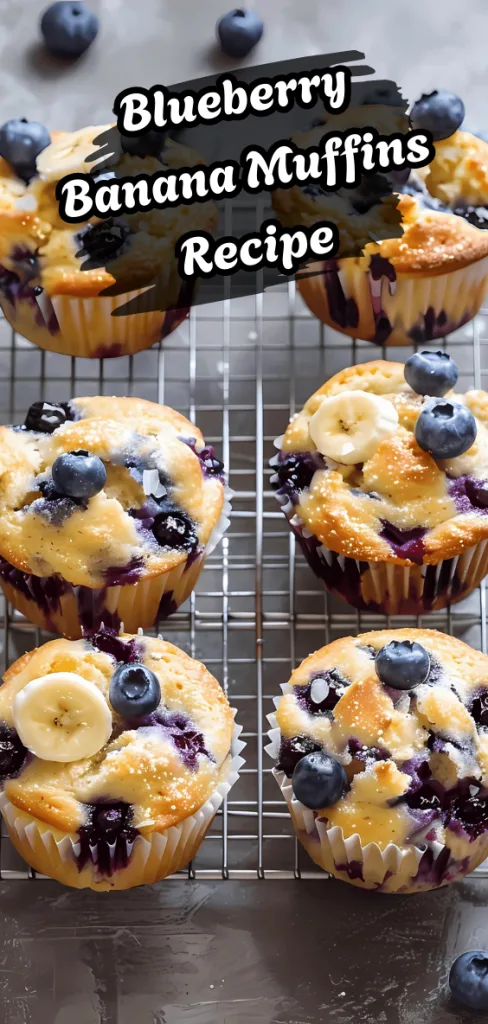 Banana Blueberry Muffins Recipe