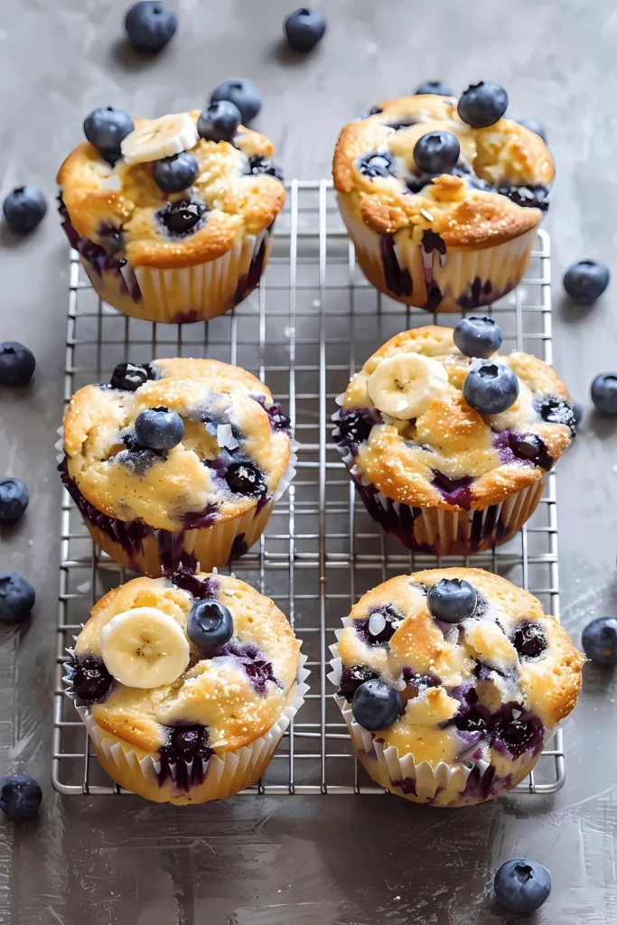 Banana Blueberry Muffins Recipe